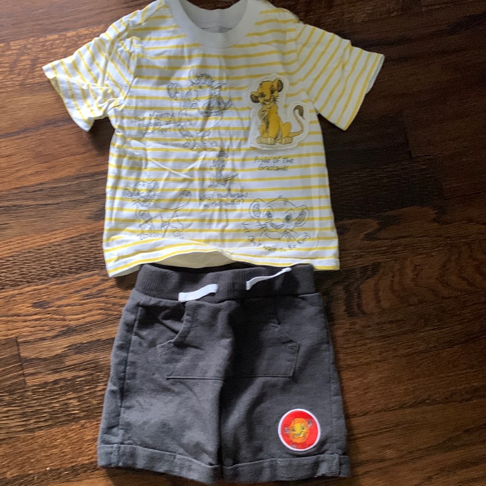 Set - Simba shirt and short set
